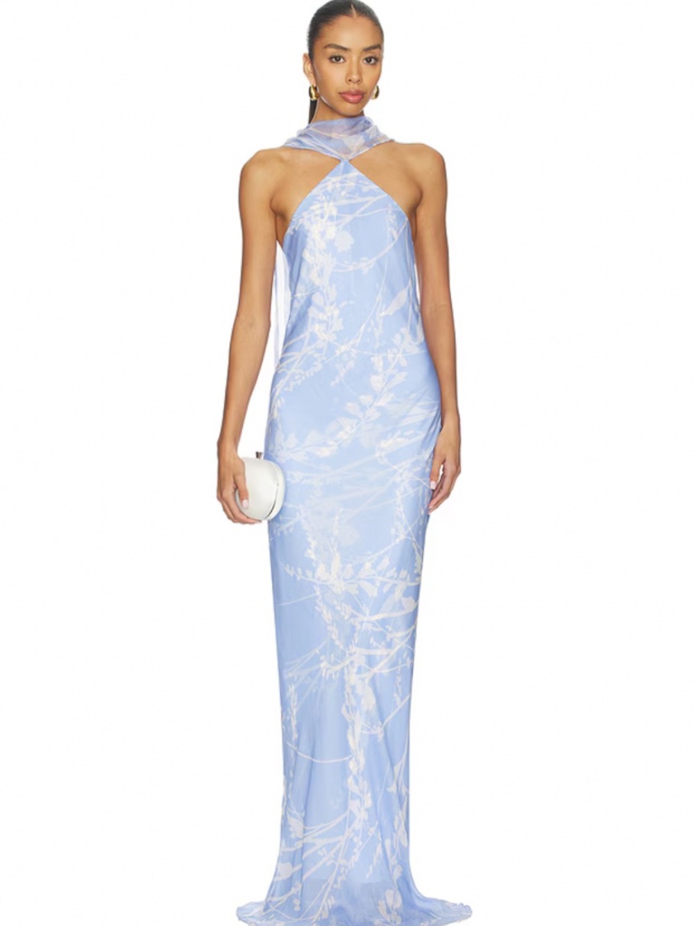 Amanda UpRichard Ashton Maxi Dress in English Lavender